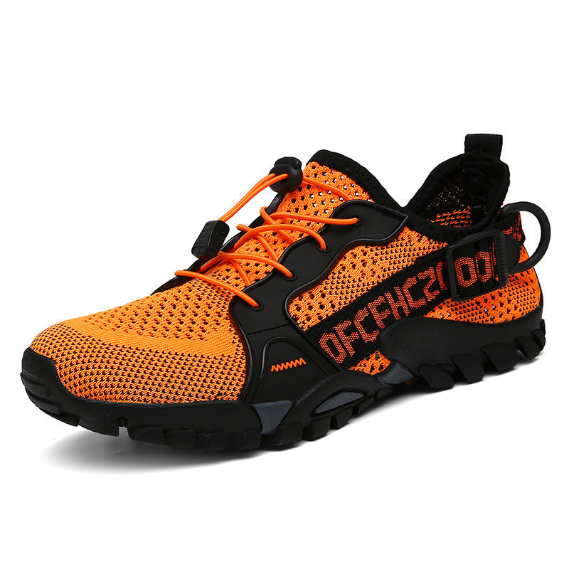 Trail-Ready Hiking Shoes With Breathable Cushioned Support And Water-Resistant Upper