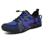 Trail-Ready Hiking Shoes With Breathable Cushioned Support And Water-Resistant Upper