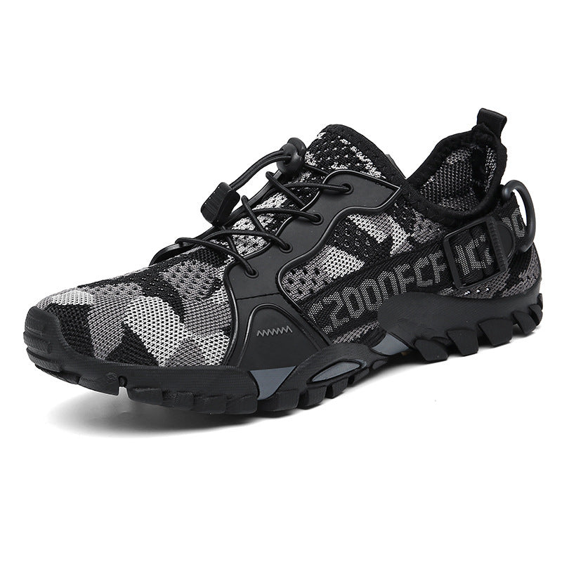 Trail-Ready Hiking Shoes With Breathable Cushioned Support And Water-Resistant Upper