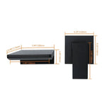 Cascade | Wall-Mounted Single-Handle Waterfall Bathroom Faucet | Petprovac