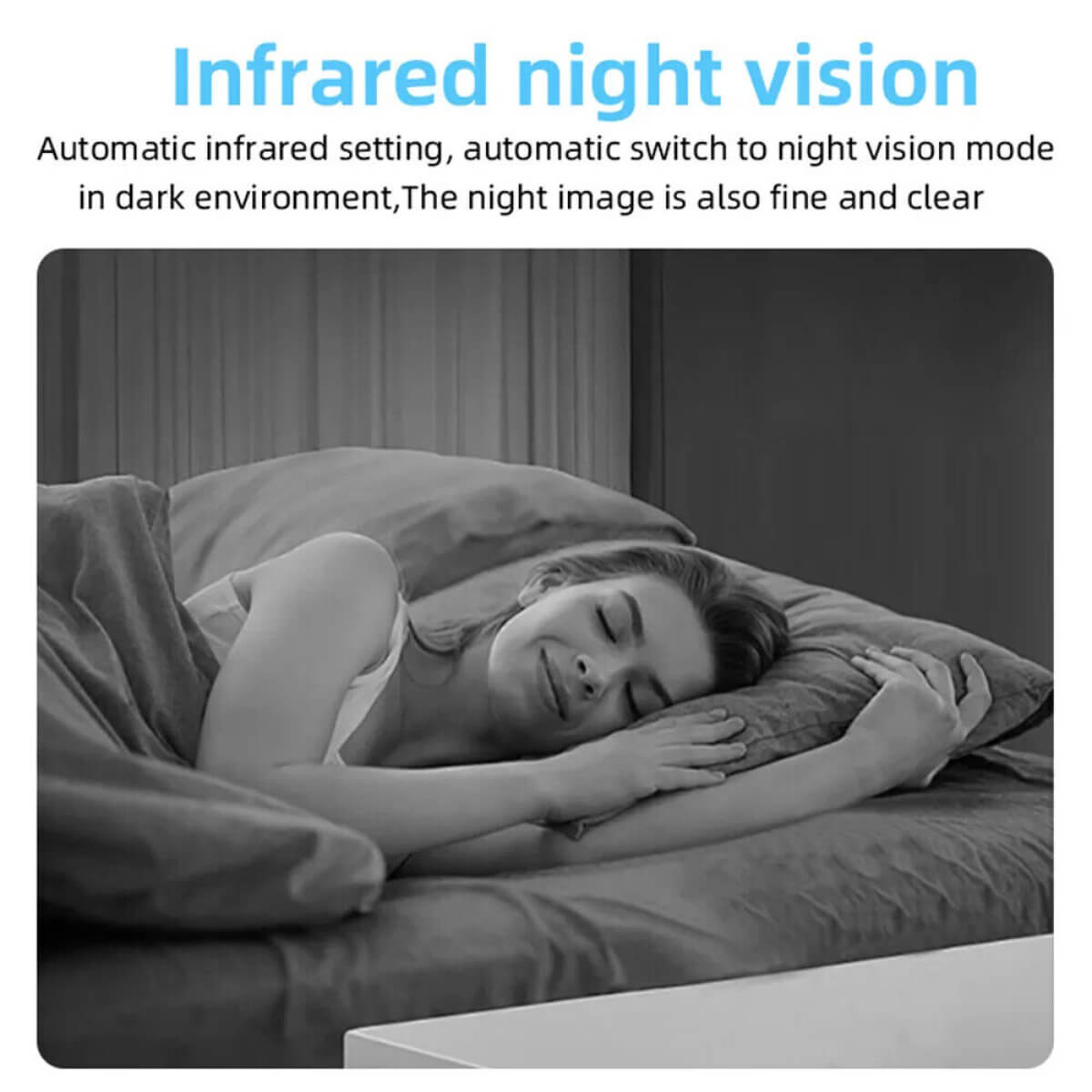 NovaGuard Kamera Mini WiFi Kalis Air 1080P Dengan Penglihatan Malam 160 Darjah