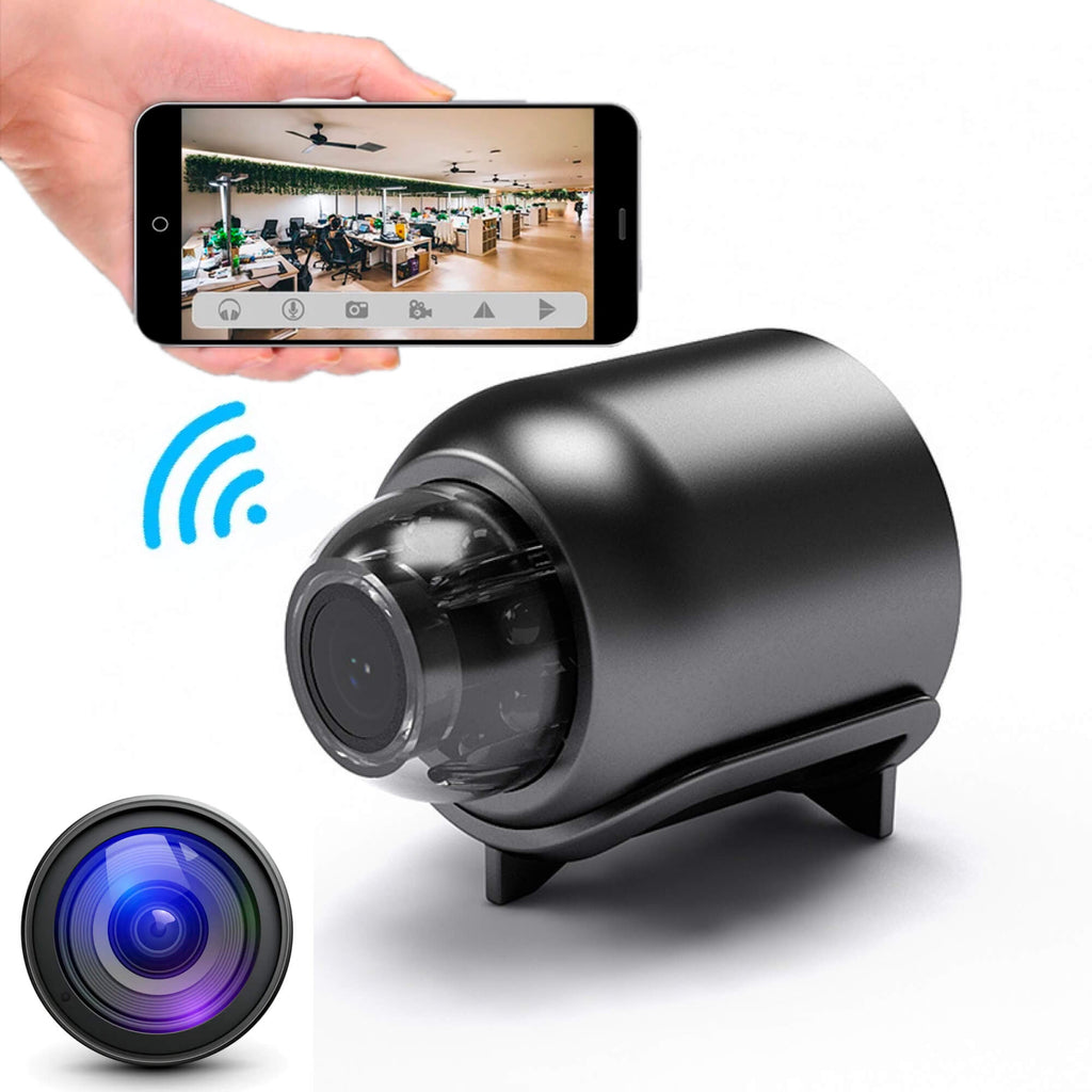 Su Geçirmez HD Mini Kamera Gece Görüşlü IP WiFi 1080P 160 Derece Geniş Açı