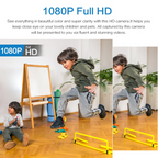 Su Geçirmez HD Mini Kamera Gece Görüşlü IP WiFi 1080P 160 Derece Geniş Açı