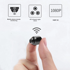Su Geçirmez HD Mini Kamera Gece Görüşlü IP WiFi 1080P 160 Derece Geniş Açı