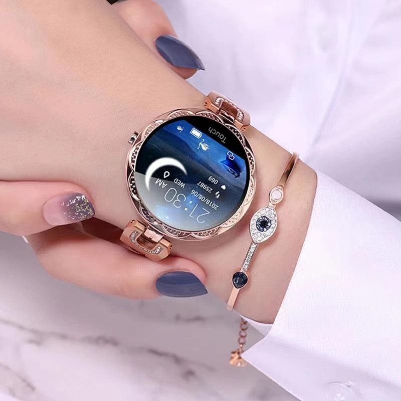 LumaFit パルスウォッチ 防水 レディース フィットネス スマートウォッチ