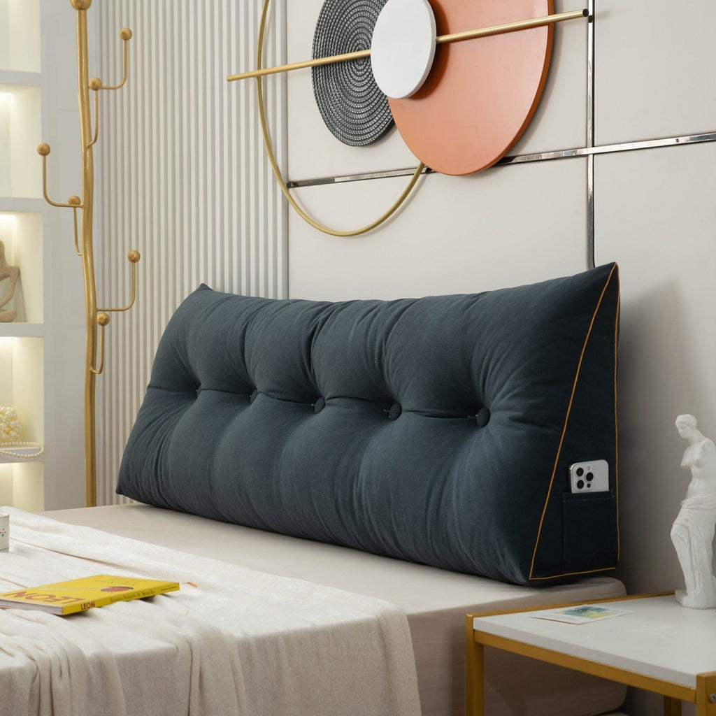 Almohada cuña ergonómica NovaRest para soporte de espalda y cuello, comodidad para cama y sofá