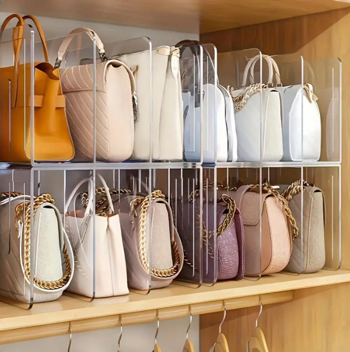 Clear Acrylic Purse Shelves And Organizer For Handbags