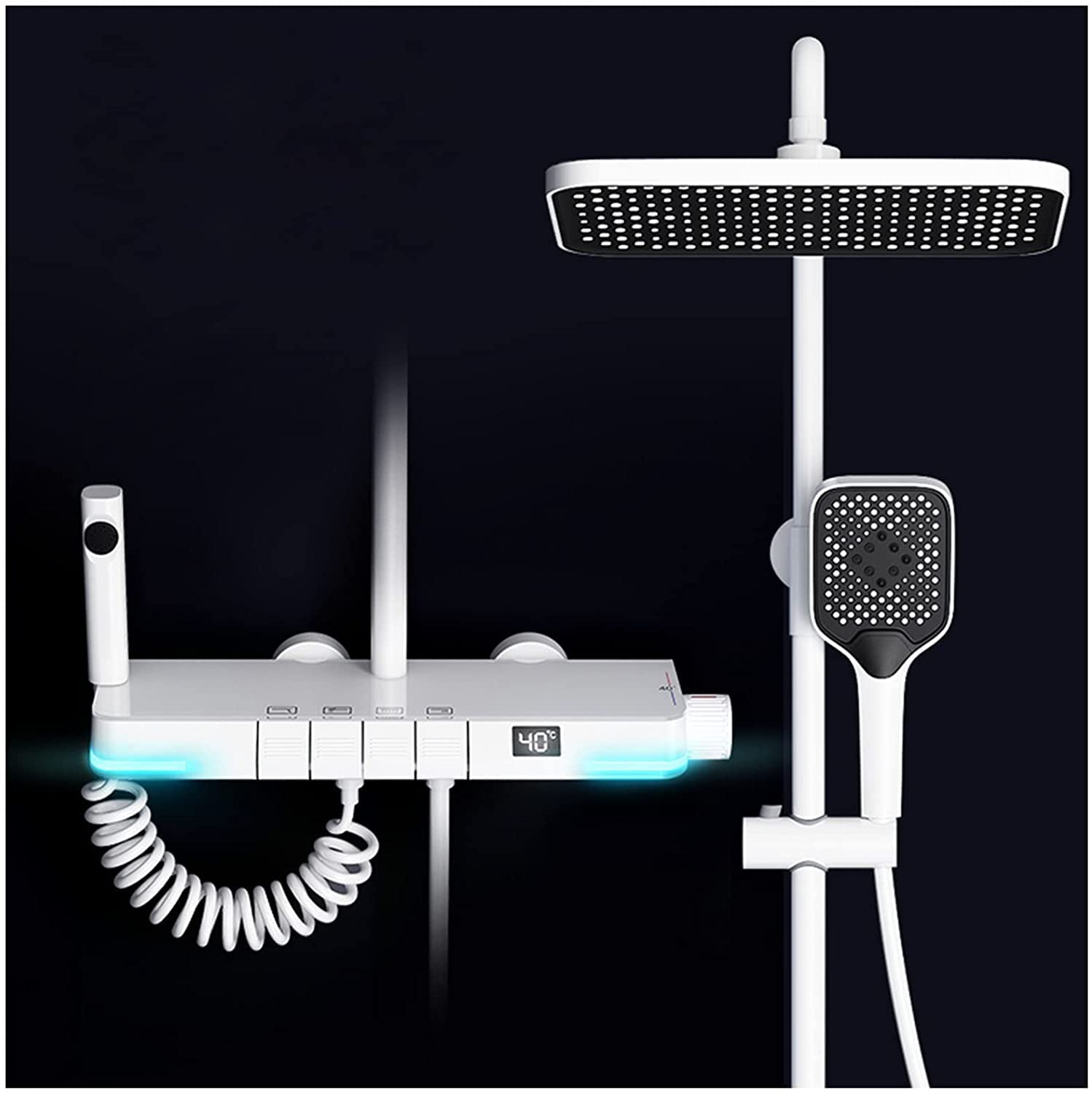 Aurell | Sistem de duș termostatic cu afișaj digital | Petprovac