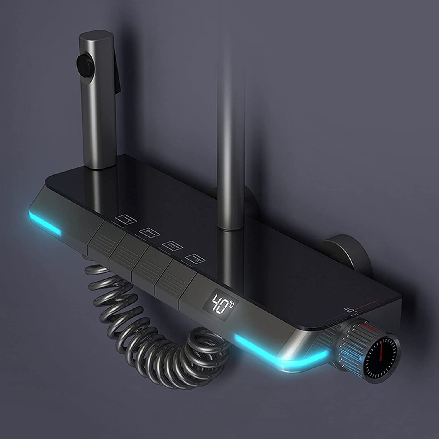 Aurell | Sistem de duș termostatic cu afișaj digital | Petprovac