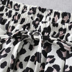 Weit geschnittene Hose mit Animal-Print – Kendra
