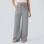Wide-Leg Casual Pants - Peggy