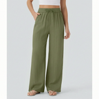 Wide-Leg Casual Pants - Peggy