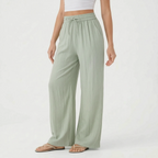 Wide-Leg Casual Pants - Peggy
