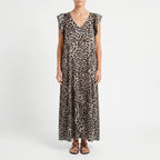 Wide-Leg Leopard-Print Jumpsuit - Sabrina