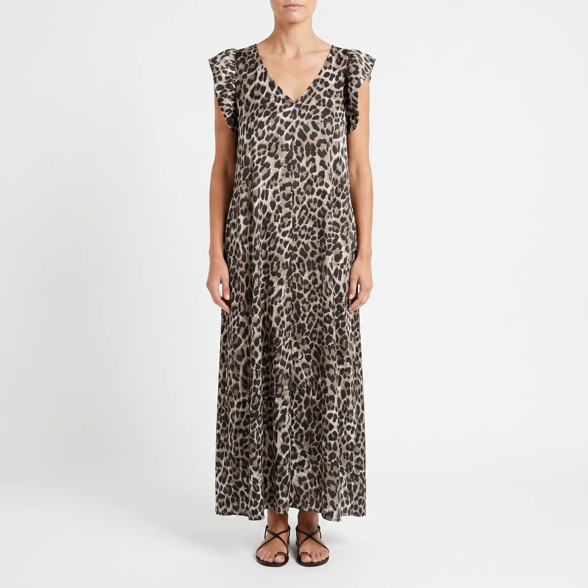 Wide-Leg Leopard-Print Jumpsuit - Sabrina
