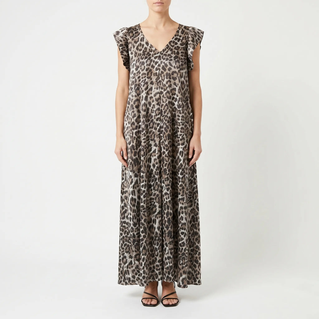 Wide-Leg Leopard-Print Jumpsuit - Sabrina