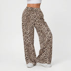 Wide-Leg Leopard Pants - Teresa