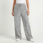 Wide-Leg Leopard Pants - Teresa