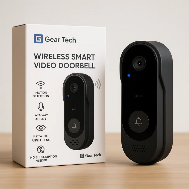 Sonerie video wireless PulseGuard Pro cu cameră HD