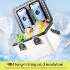 Insulated cooler for camping and outdoor adventures