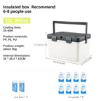 Insulated cooler for camping and outdoor adventures