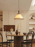 TimberLume Træpendel med Blødt Stofskærm