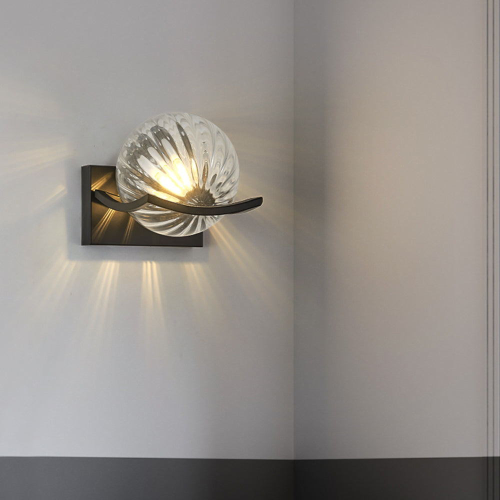 NovaLuxe glazen LED-wandlamp voor moderne woonkamers