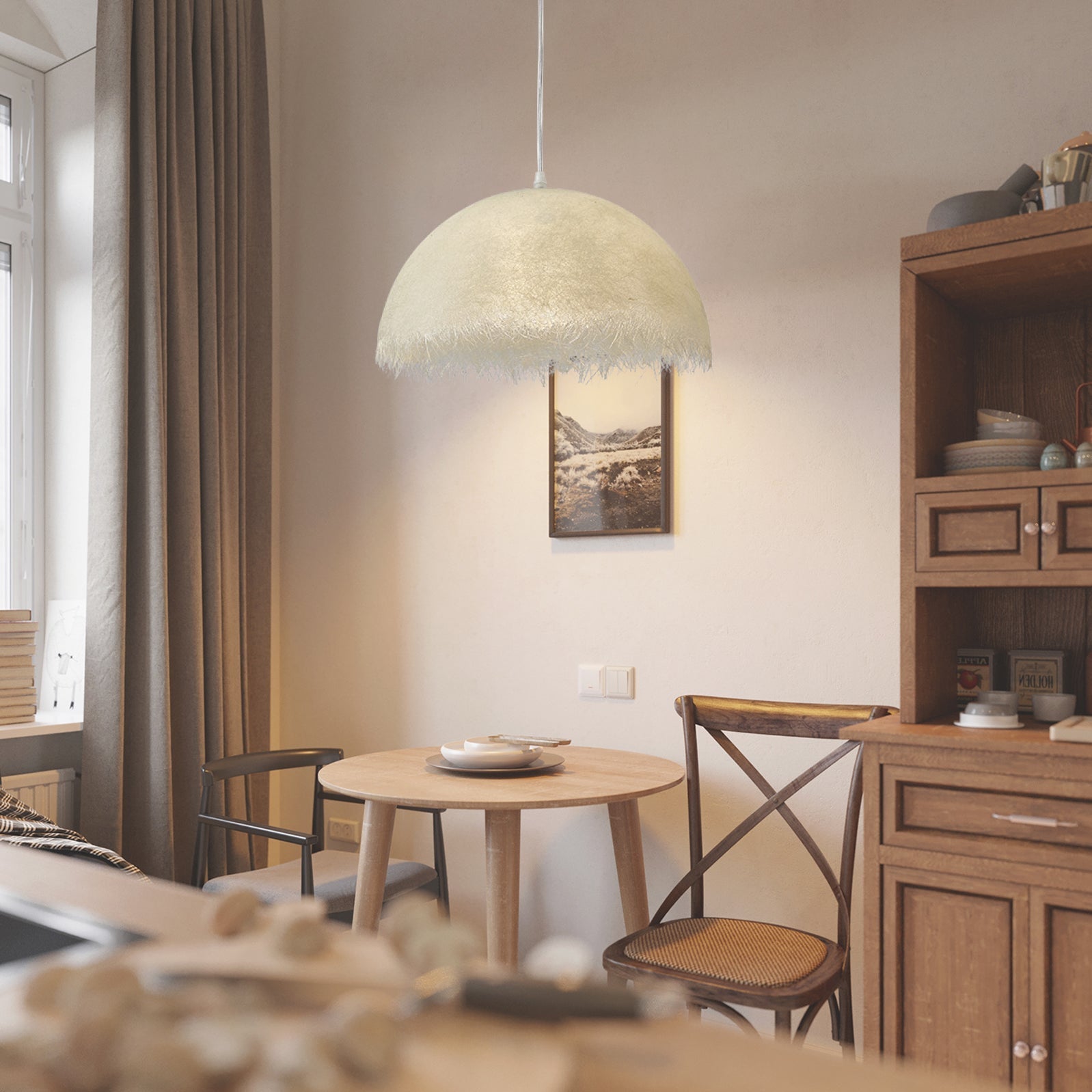 ノヴァライン 極簡潔 吊り下げ灯 エポキシ樹脂と金属製