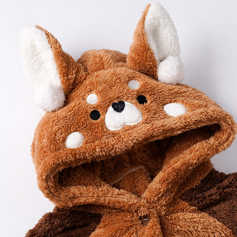 Kényelmes rajzfilm vörös panda pizsamaszett alváshoz és kényelemhez