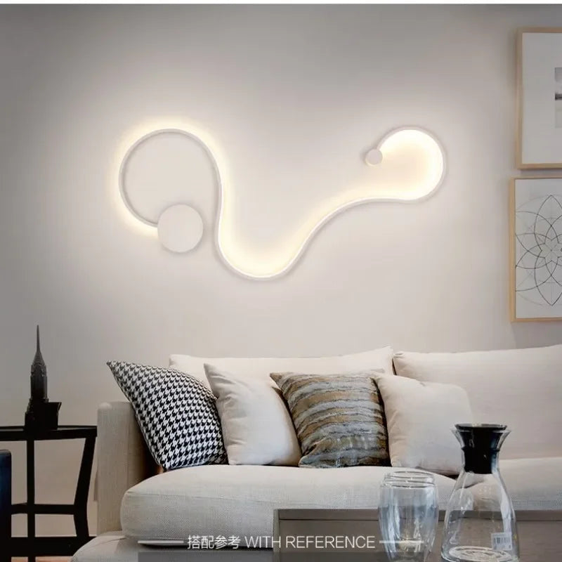 PureShine Schlanke urbane LED-Wandlampe für Energieeinsparungen