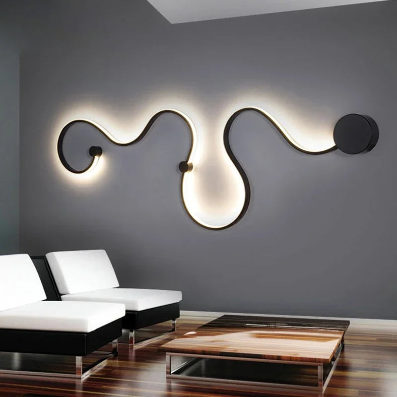 PureShine Schlanke urbane LED-Wandlampe für Energieeinsparungen