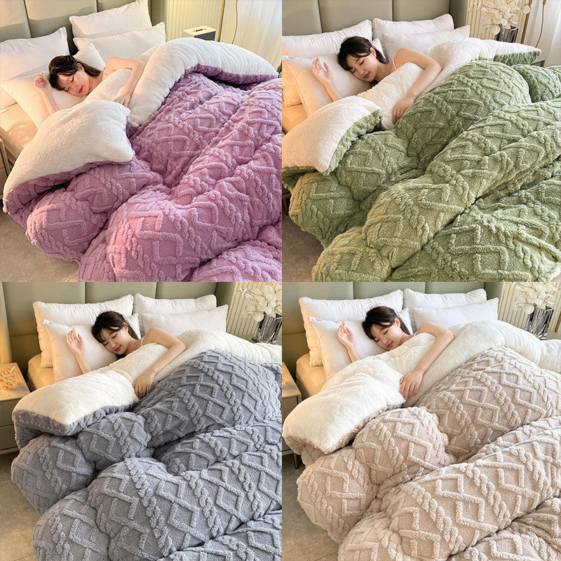 SnowHaven Kasmir Dynebetræk Blødt Varmt Vinter Sengetøj