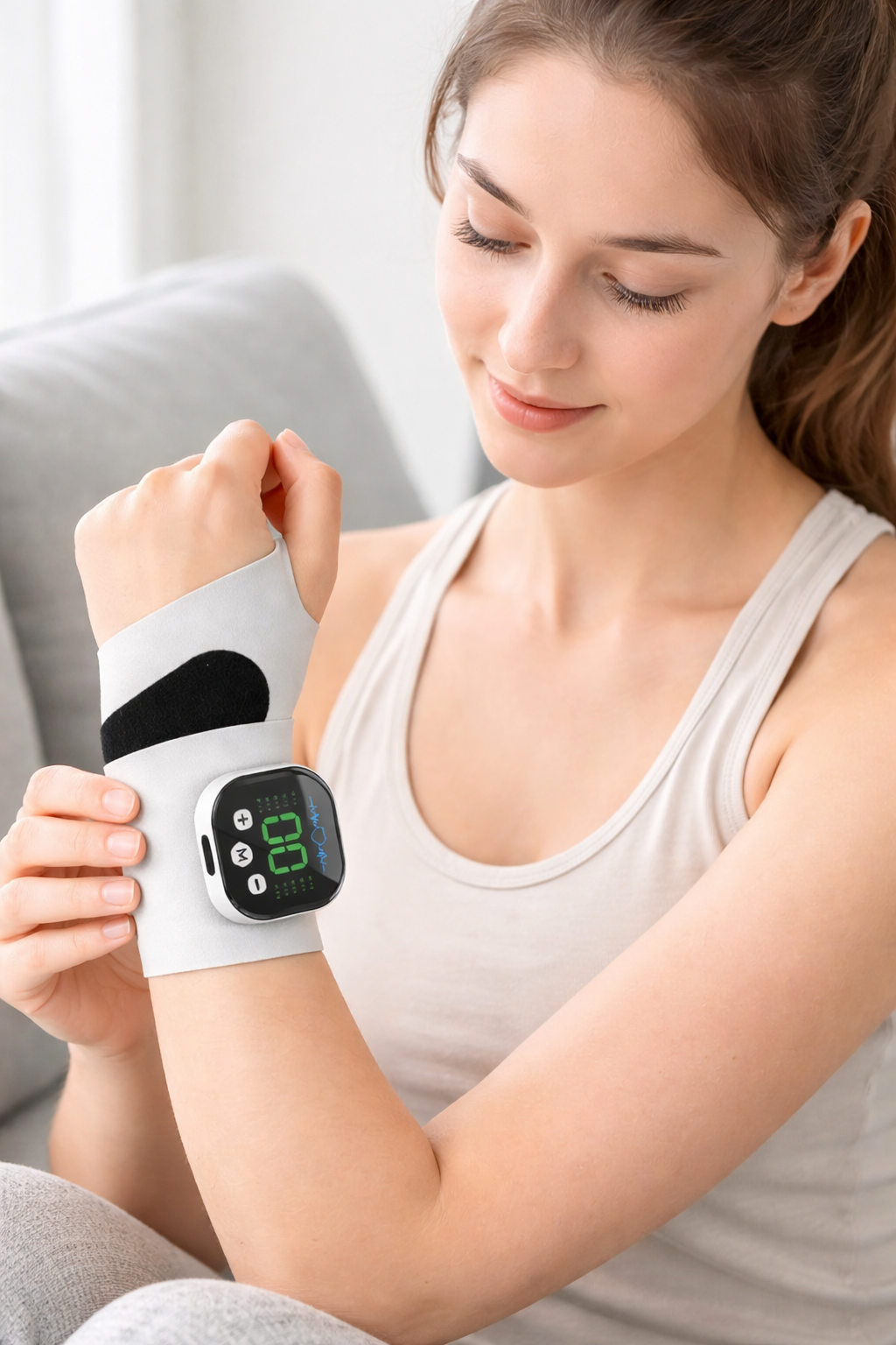Cordless Hand And Wrist EMS Massager For Quick Fatigue Relief