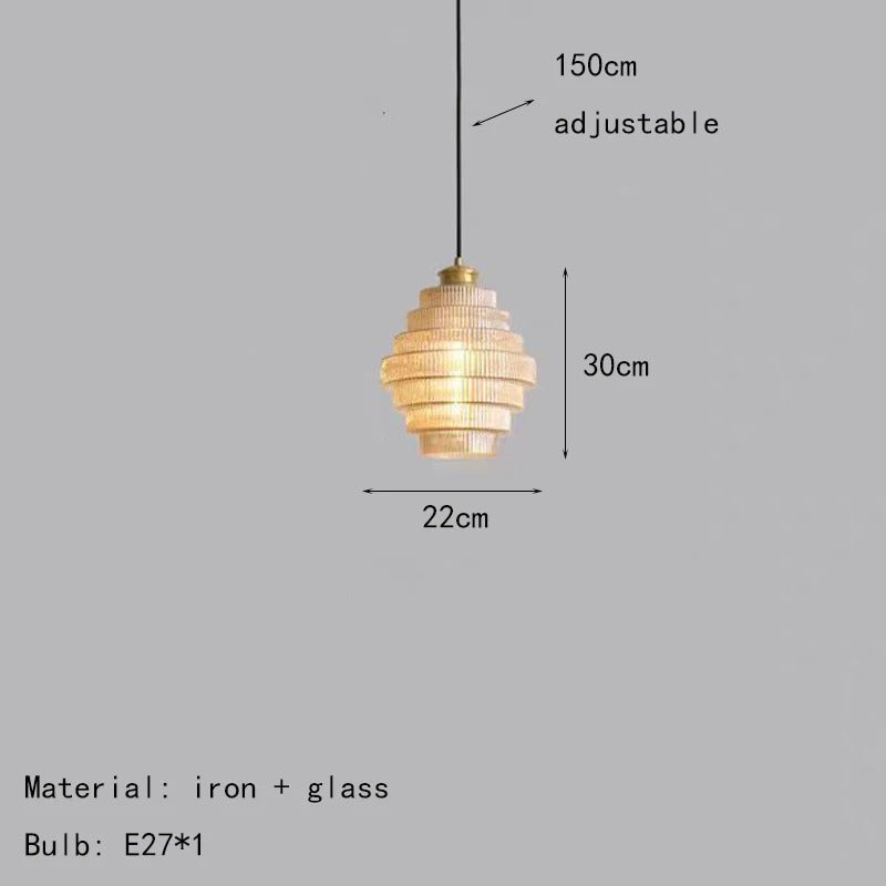 Candelabru Nordic Stratificat Aurit Aurelle