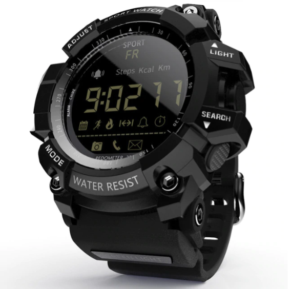 Varek Tactical Smartwatch voor fitness- en activiteitsregistratie