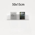 Suport plutitor din acril pentru reviste, montat pe perete, pentru birou acasă