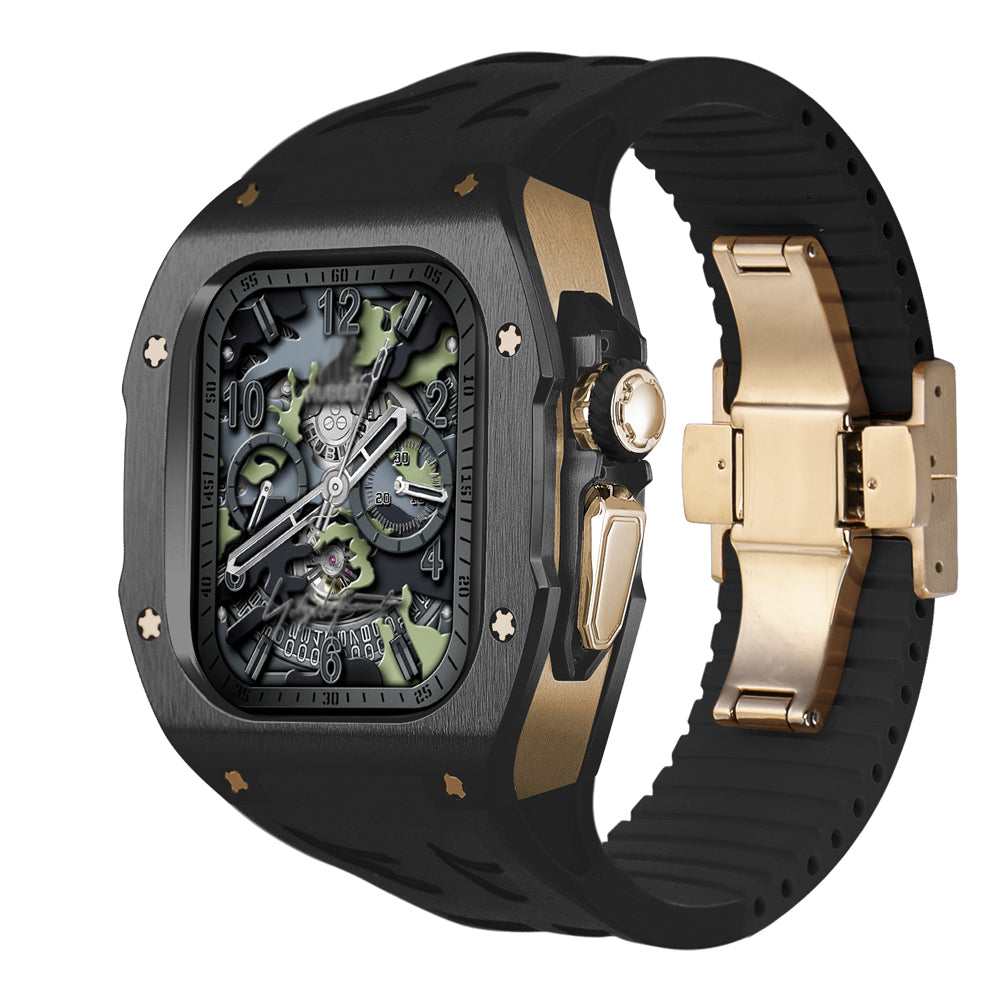 מארז טיטניום AstraGuard ורצועת גומי פלואור ל-Apple Watch Ultra