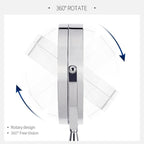 Adjustable Dual-Arm LED Vanity Mirror For Everyday Makeup