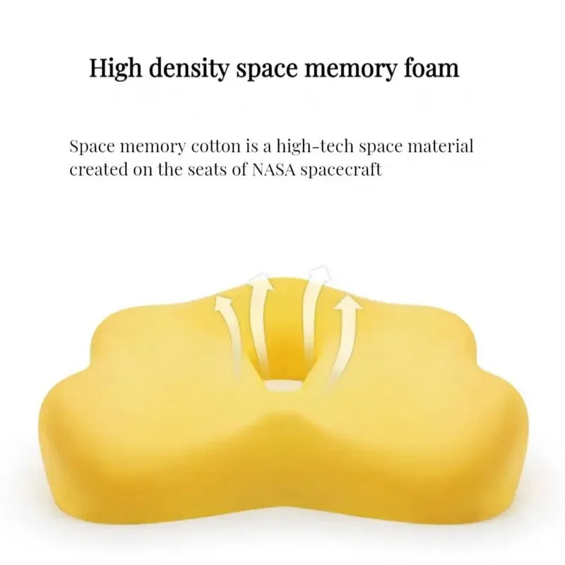 Orthopedic Lumbar Support Memory Foam Chair Cushion For Desk Workers