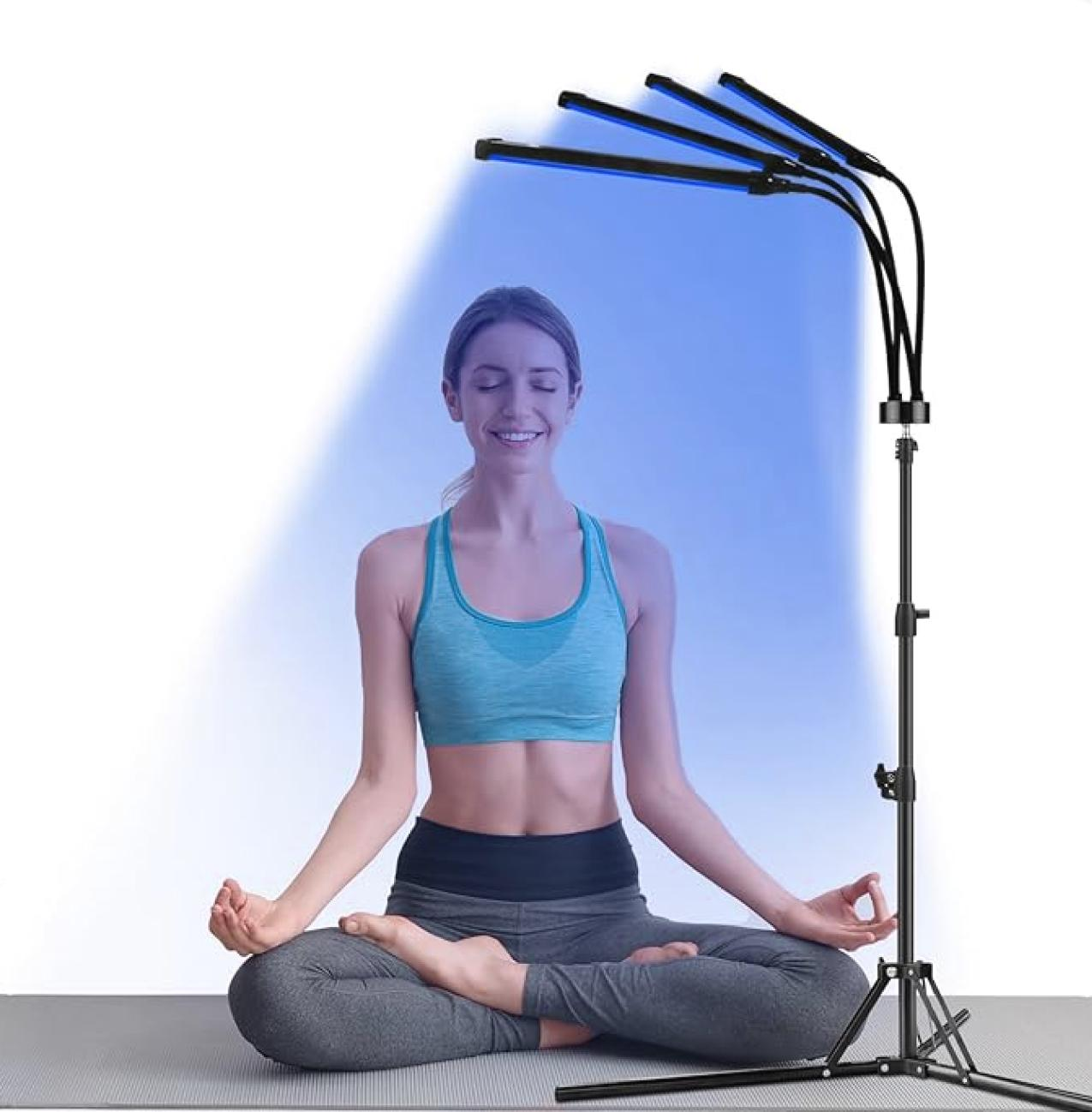 Portable Blue Light Tanning Mat for a Year-Round Sun-Kissed Glow