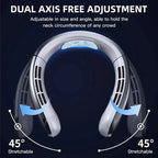 Ventilateur de Cou VeyraCool Flex 100 – Ventilateur de Refroidissement Portable Sans Lames avec 100 Vitesses et Batterie 8000mAh