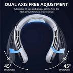 Ventilateur de Cou VeyraCool Flex 100 – Ventilateur de Refroidissement Portable Sans Lames avec 100 Vitesses et Batterie 8000mAh