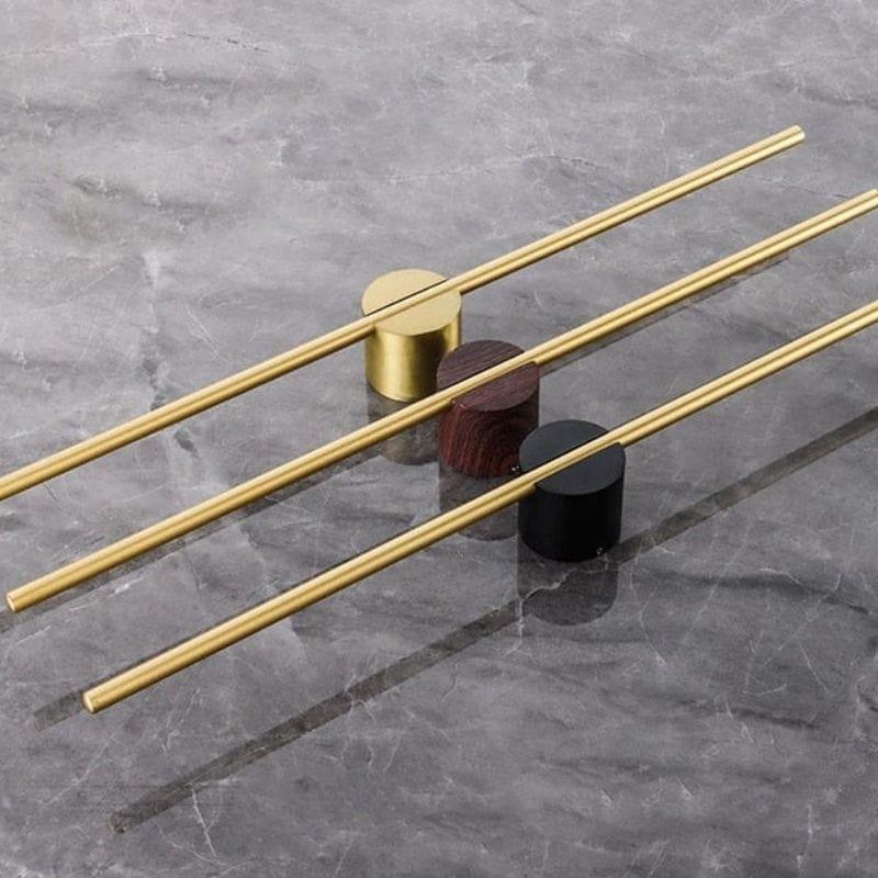 Aster Barra da Parete in Alluminio Porta Asciugamani per Bagni Moderni