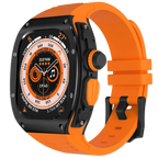 Xyra rustfritt stål-etui og silikonrem for Apple Watch Ultra