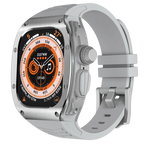 Xyra rustfritt stål-etui og silikonrem for Apple Watch Ultra