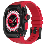 Xyra rustfritt stål-etui og silikonrem for Apple Watch Ultra