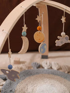 Premium Space Theme Wooden Baby Play Gym