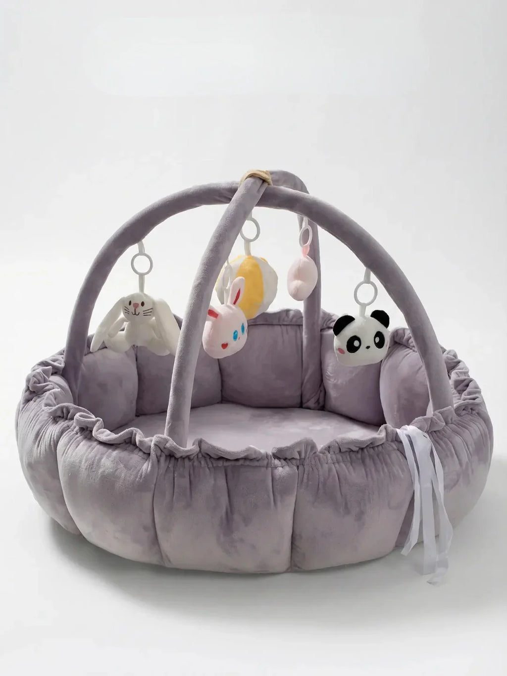 2-in-1 Play Mat and Sensory Arch – Floor Gym for Baby's First Year