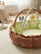 2-in-1 Play Mat and Sensory Arch – Floor Gym for Baby's First Year