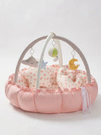 2-in-1 Play Mat and Sensory Arch – Floor Gym for Baby's First Year